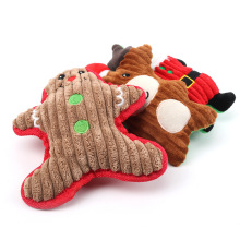 Weihnachts -Haustierplüschspielzeug für Hunde niedlich beißend